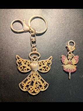 2 Angel Purse/Backpack/Phone/Keys/Car Charms.